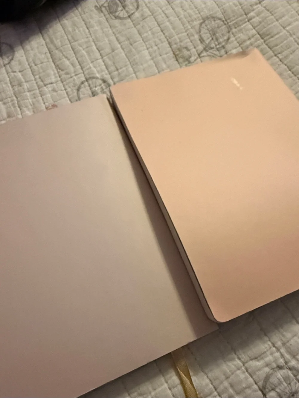 2 Caliber Vegan Leather Wellness Journal - Blush PinkFind Your Calm, Just